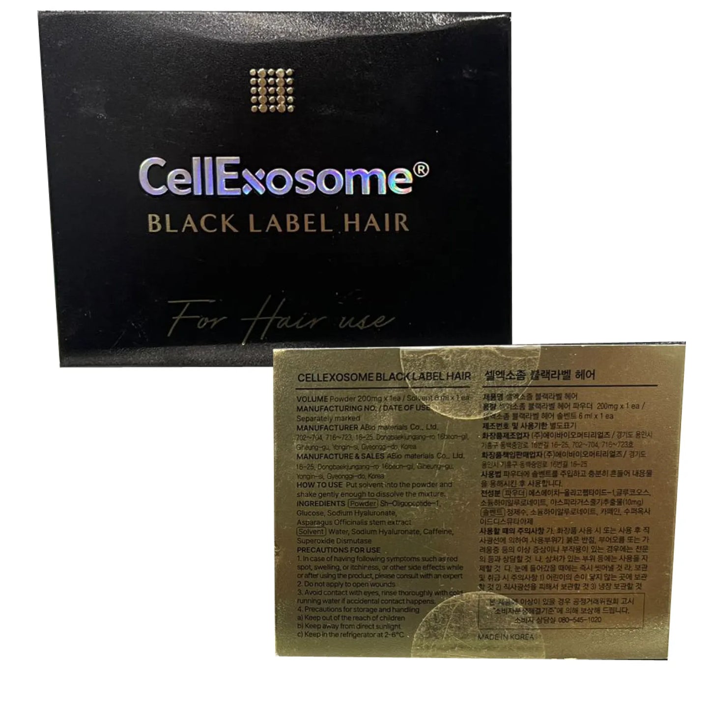 Cellexosome BLACK LABEL HAIR