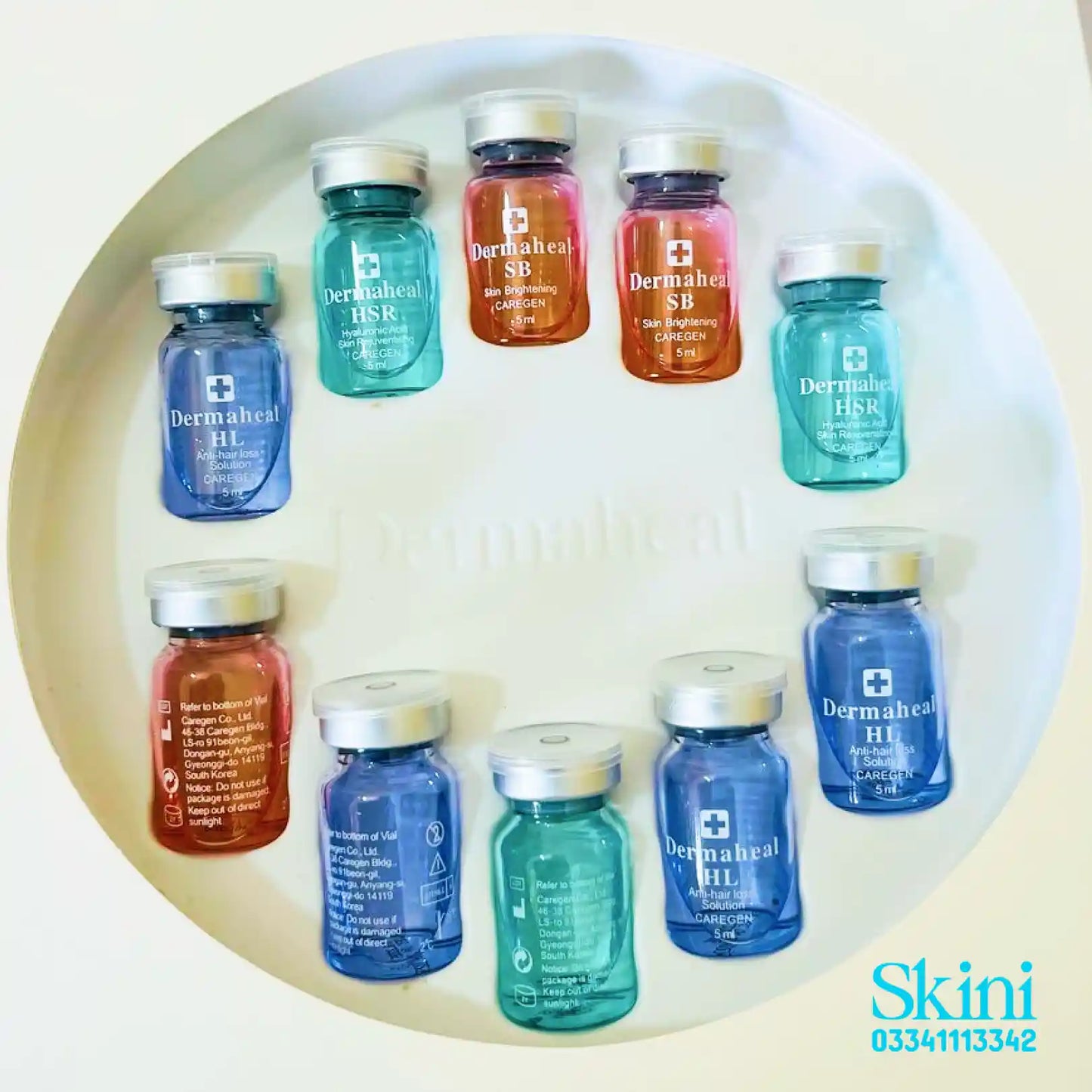 Derma Heal HSR - Hyaluronic Acid skin Rejuvenating Mix Box (10 Vials)