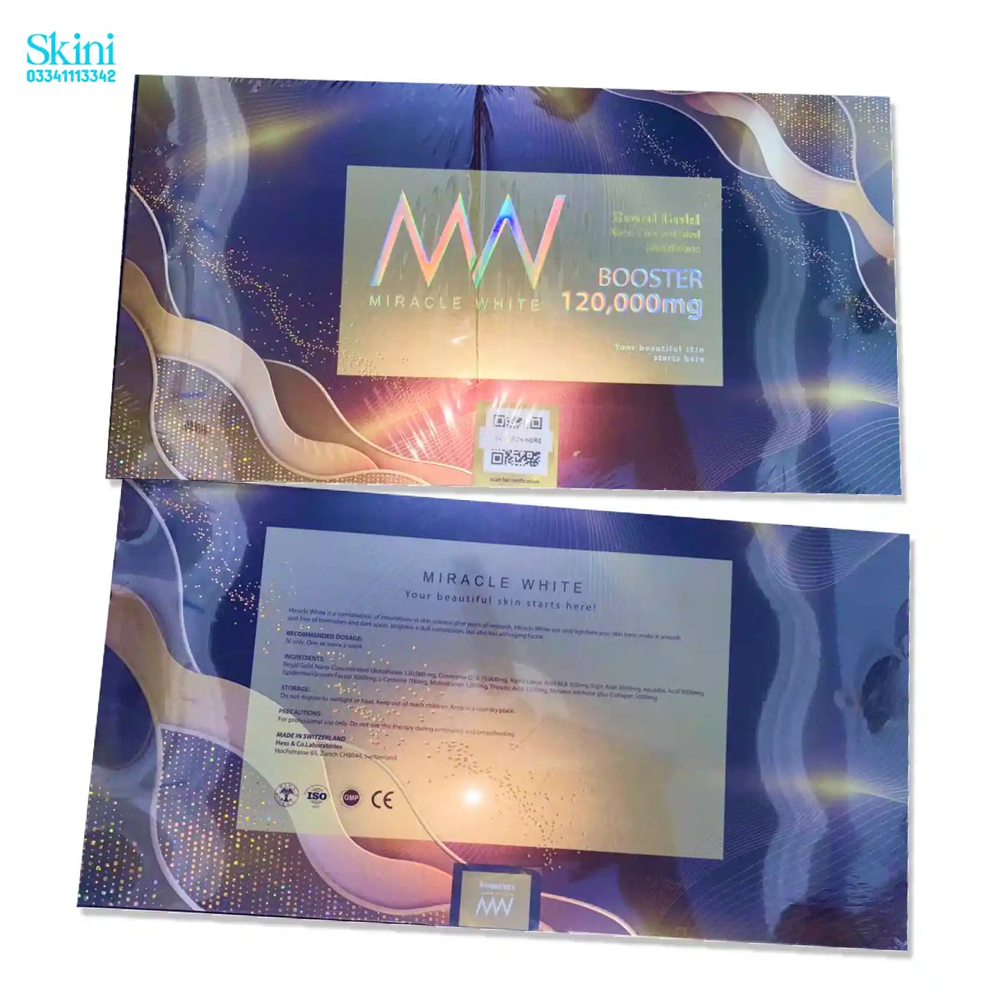 Miracle White 120,000mg Whitening & Anti-Aging Solution