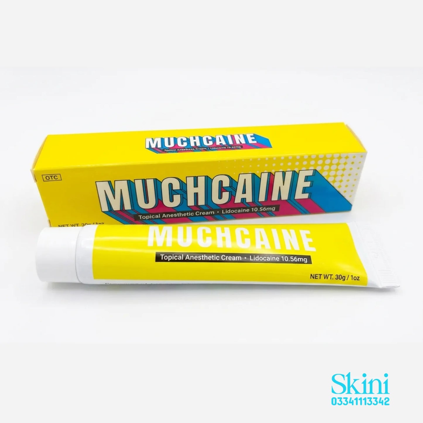 MUCHCAINE Topical Anesthetic Cream – Lidocaine 10.56mg | 30g