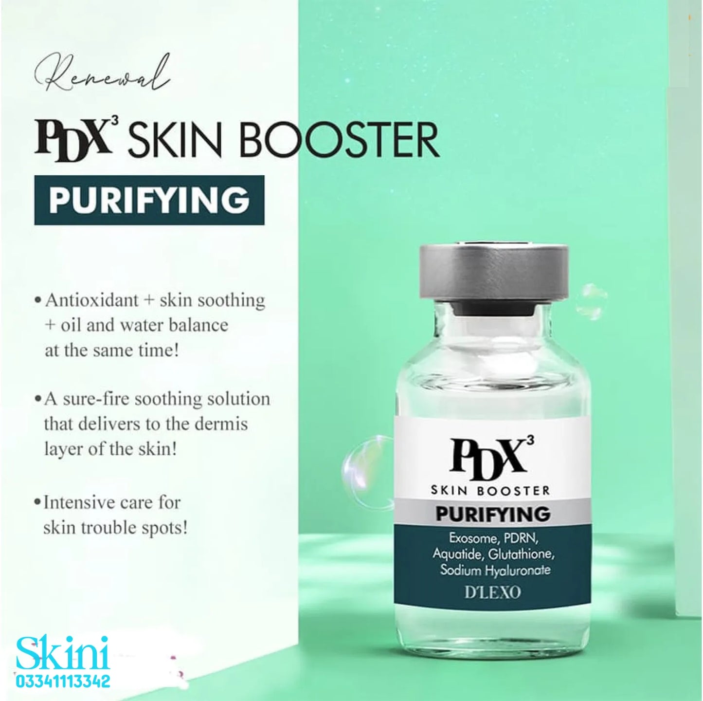 DX³ Skin Booster Purifying – Dlexo (Made in Korea) 5ml