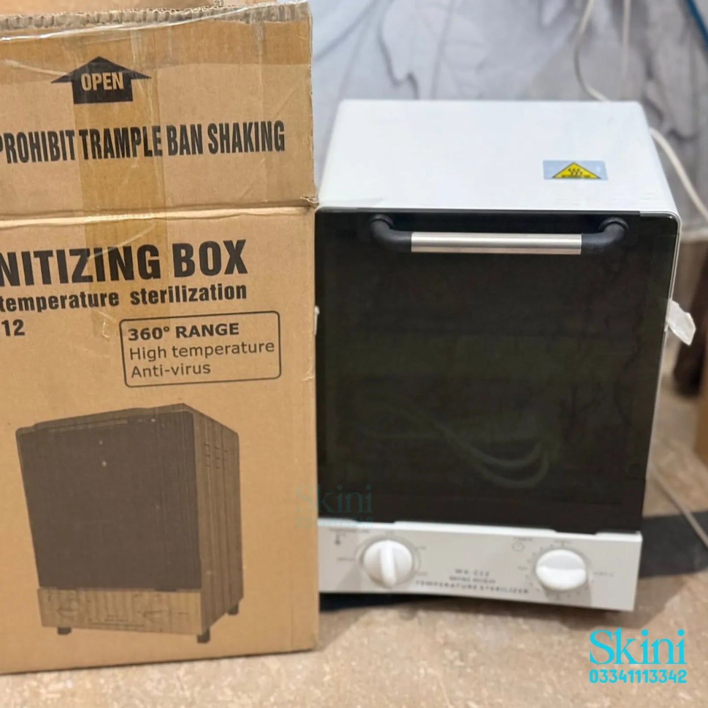 WX-C12 High Temperature Sterilizer Machine 8L - Sanitizing Box