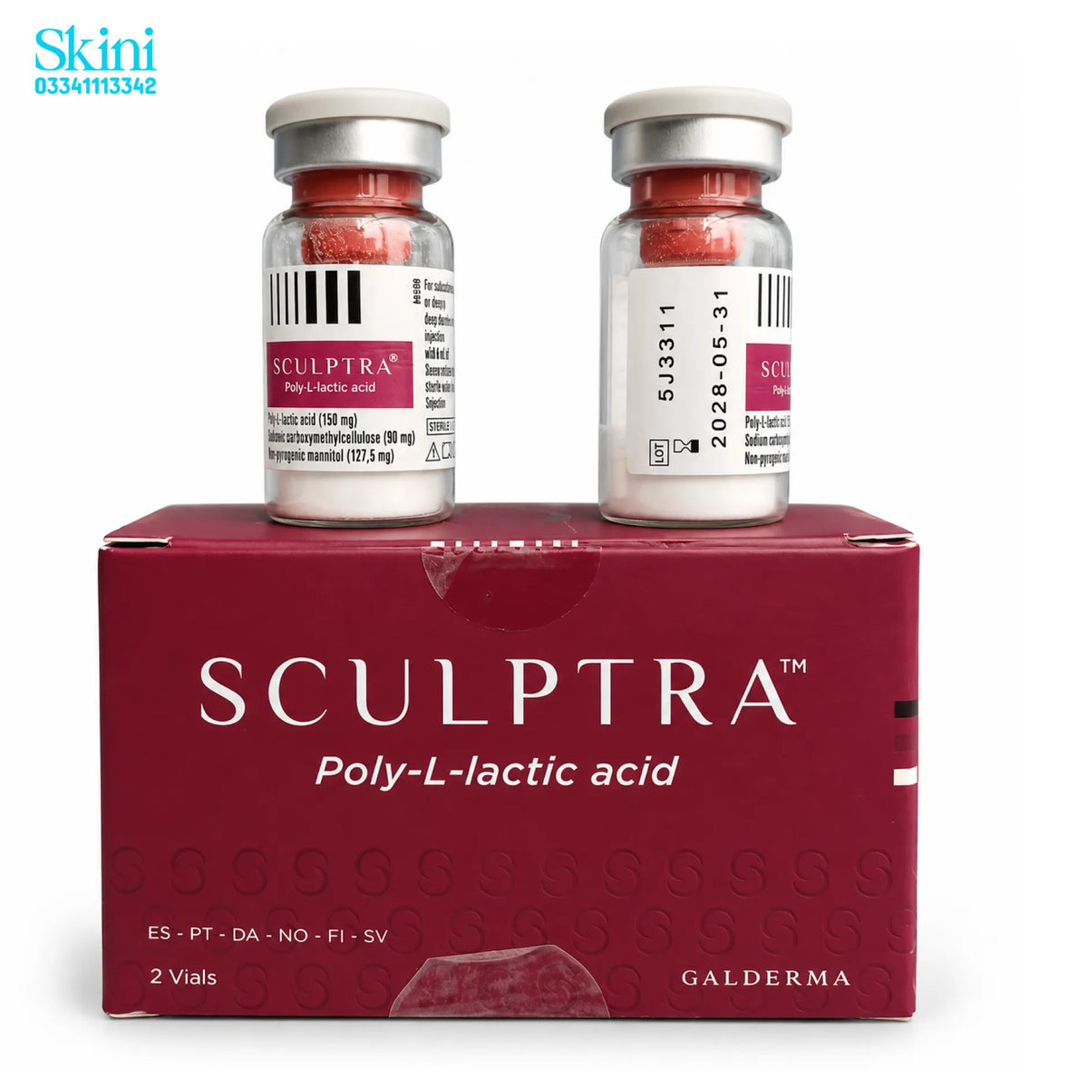 SCULPTRA Poly-L-Lactic Acid (PLLA) – 2 Vials