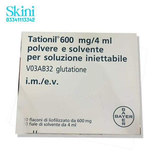 Tationil 600 mg/4ml Polvere e Solvente per Soluzione Iniettabile glutatione
