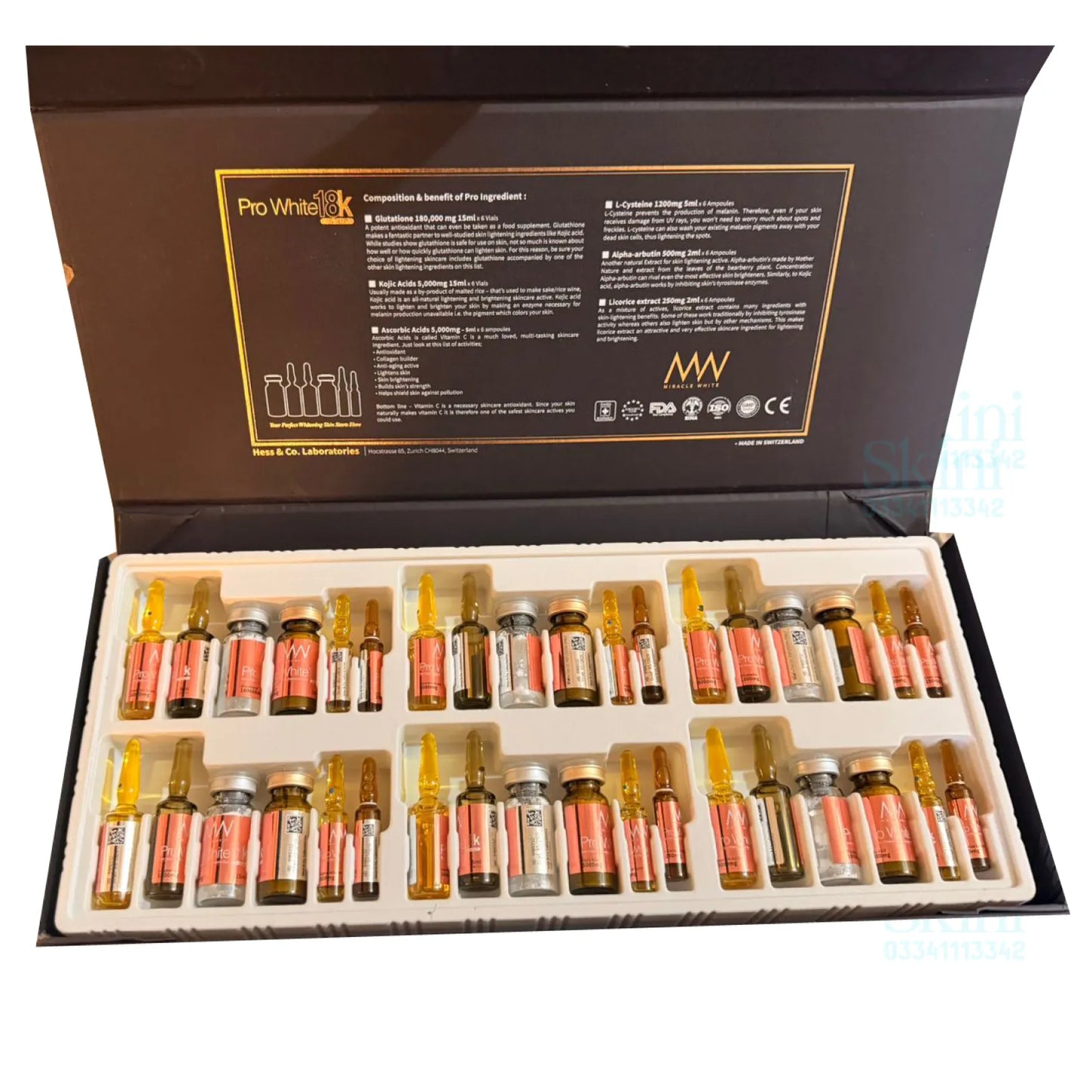 Miracle White Pro White 18K Gold Whitening kit