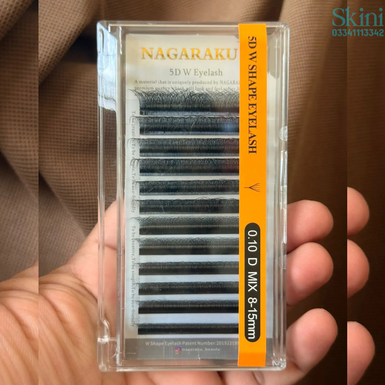 Nagaraku Mix Racks 8–15mm – YY, 3D W & 5D W Lashes (In Pakistan) 5D W Mix 8-15mm