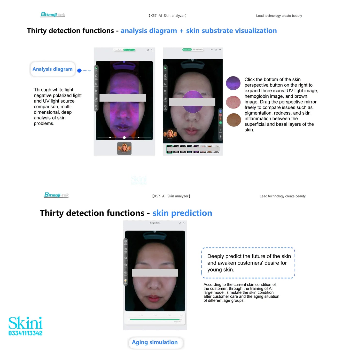 Ai Hair & Skin Analyser in Pakistan - k57