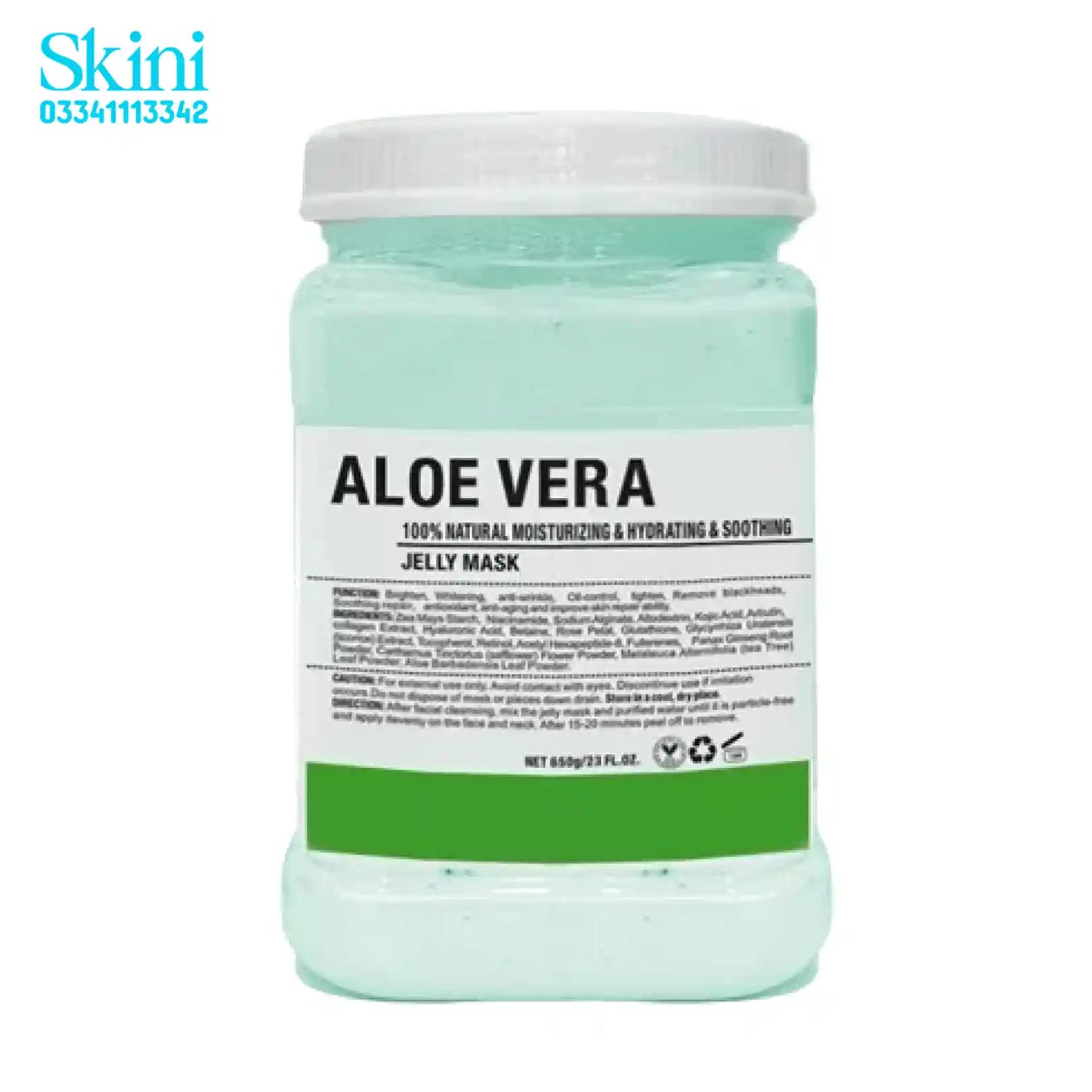 Jelly Mask Powder Jar 650g Aloe Vera