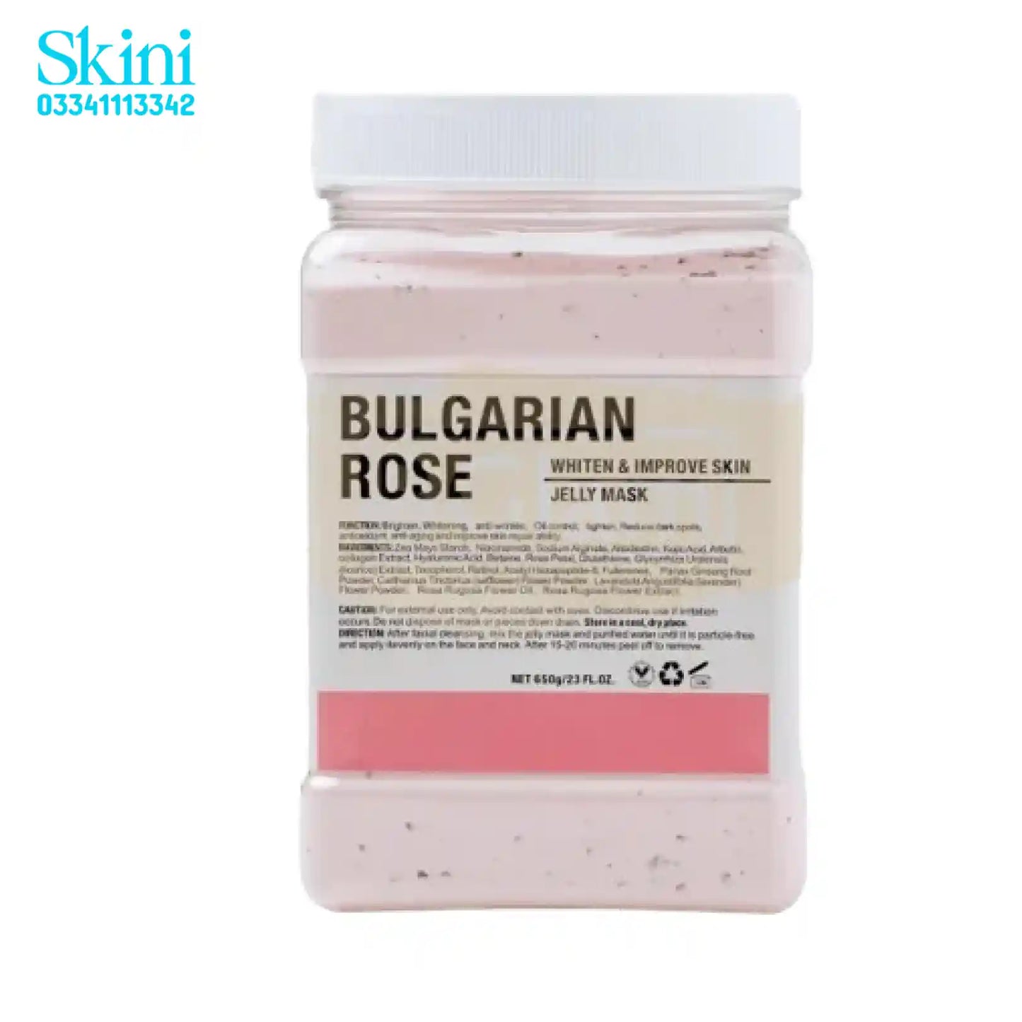 Jelly Mask Powder Jar 650g Bulgarian Rose