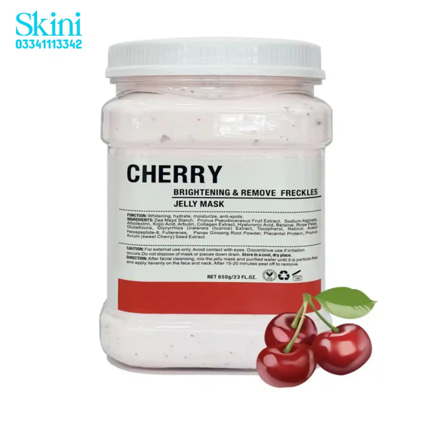 Jelly Mask Powder Jar 650g Cherry