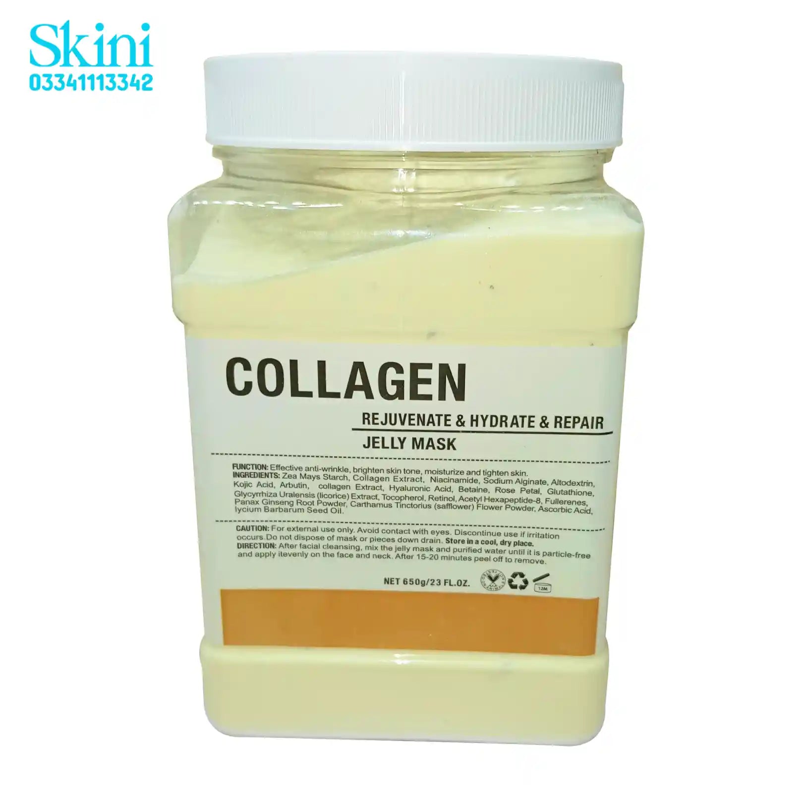 Jelly Mask Powder Jar 650g Collagen