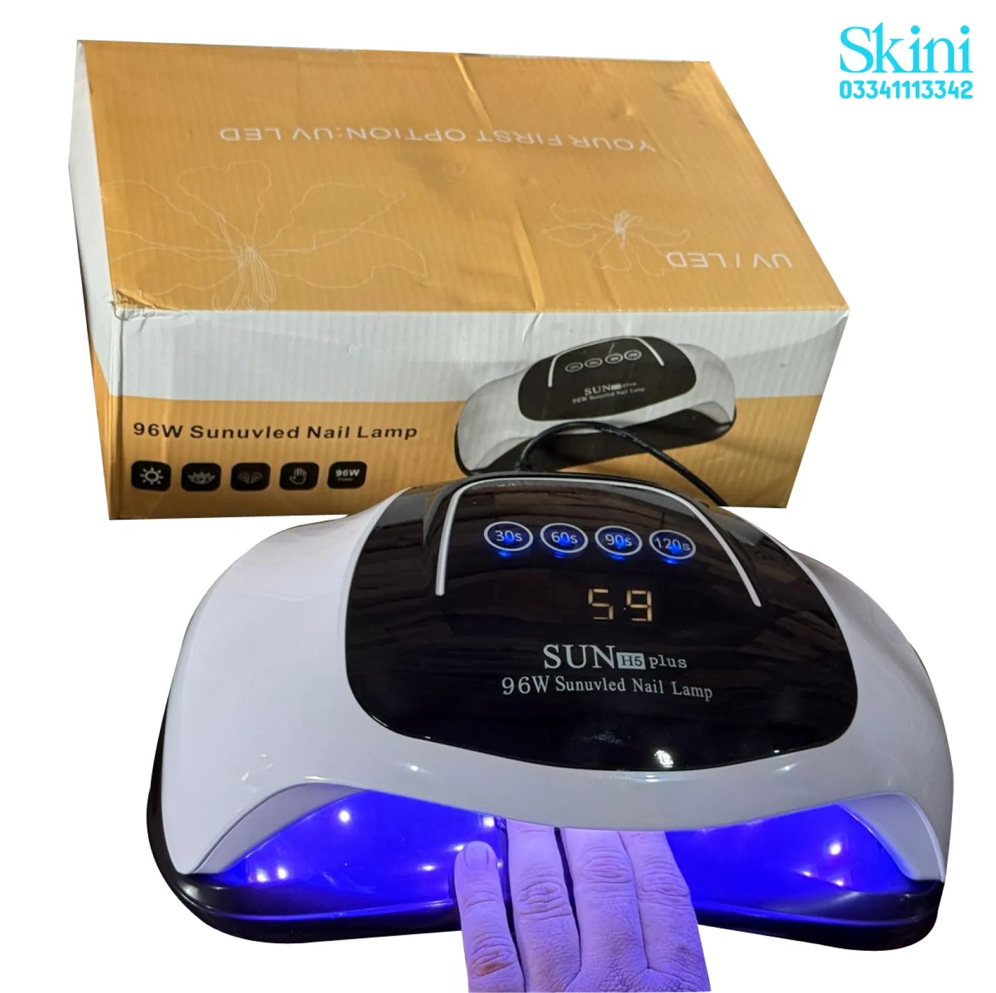 UV Light Nail Lamp Big size for 2 Hands