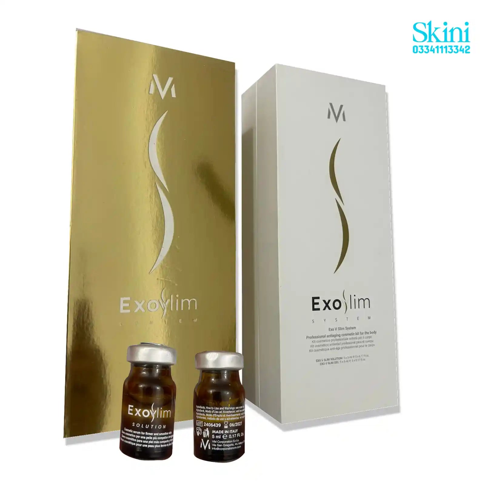 Exo V Slim Solution 5ml Made In Italy - ExoVSlim Box 5 Vials
