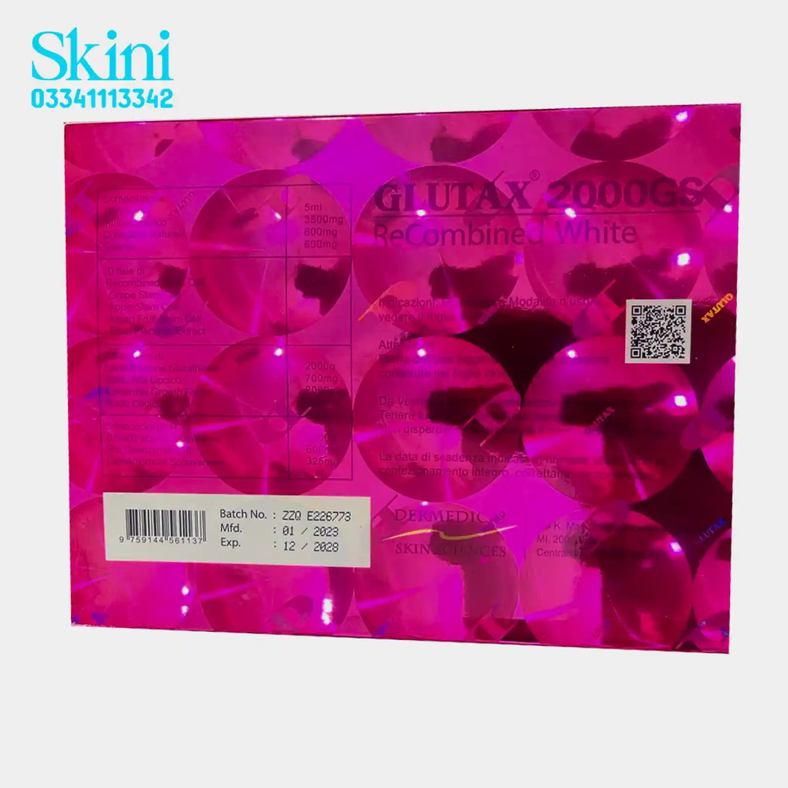 Glutax 2000GS ReCombined White Injection