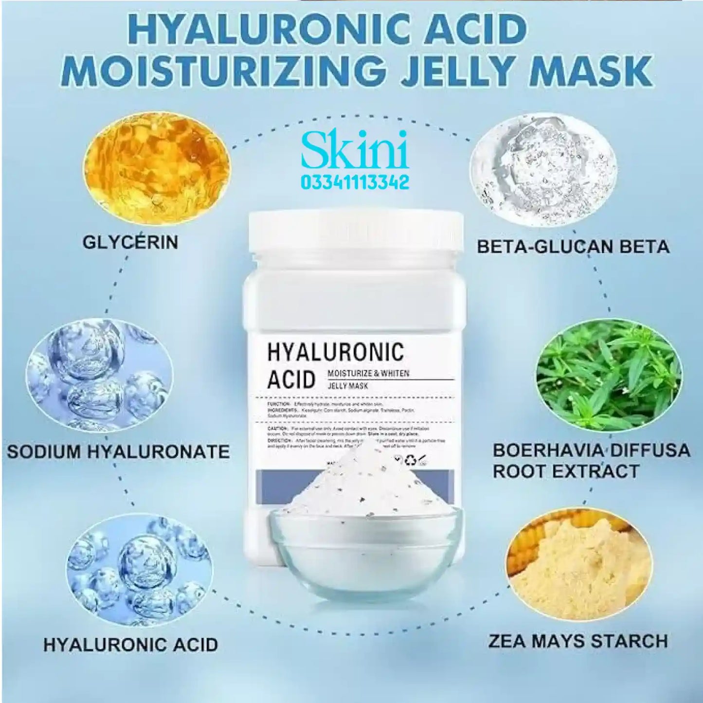 Hyaluronic Acid Jelly Mask Jar 650g