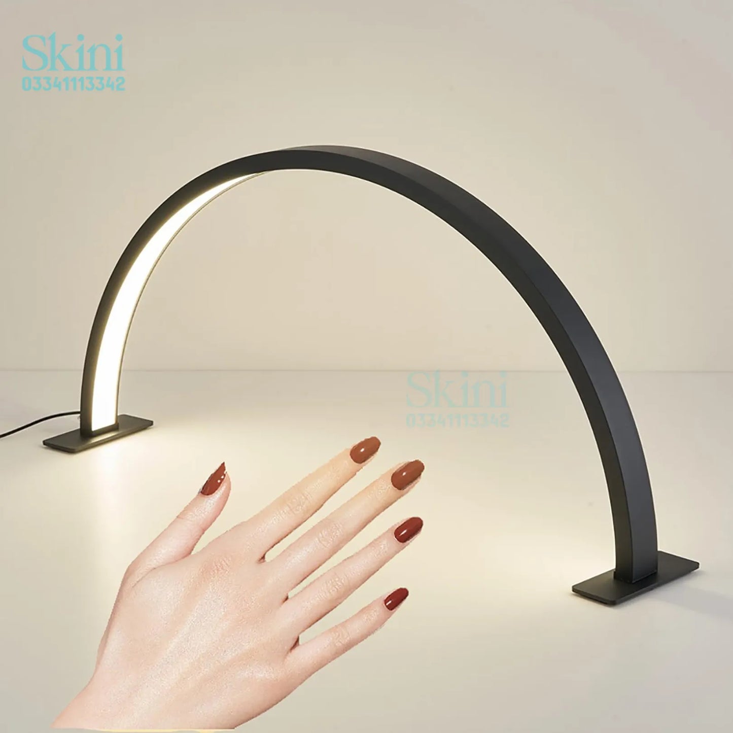 Half Moon Nail Table Light