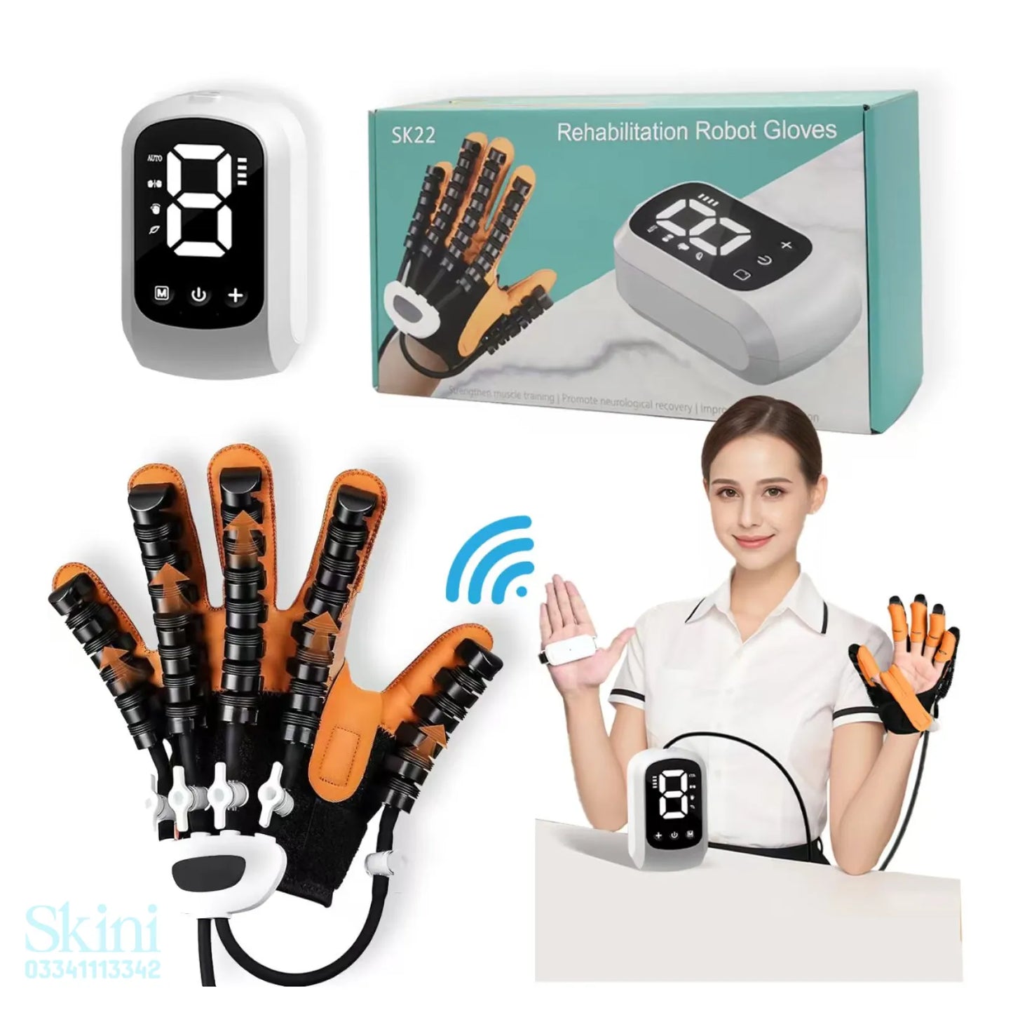 Robotic Hand Rehabilitation glove for stroke patients