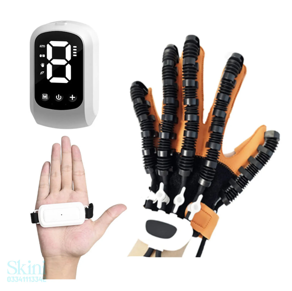 Robotic Hand Rehabilitation glove for stroke patients Left
