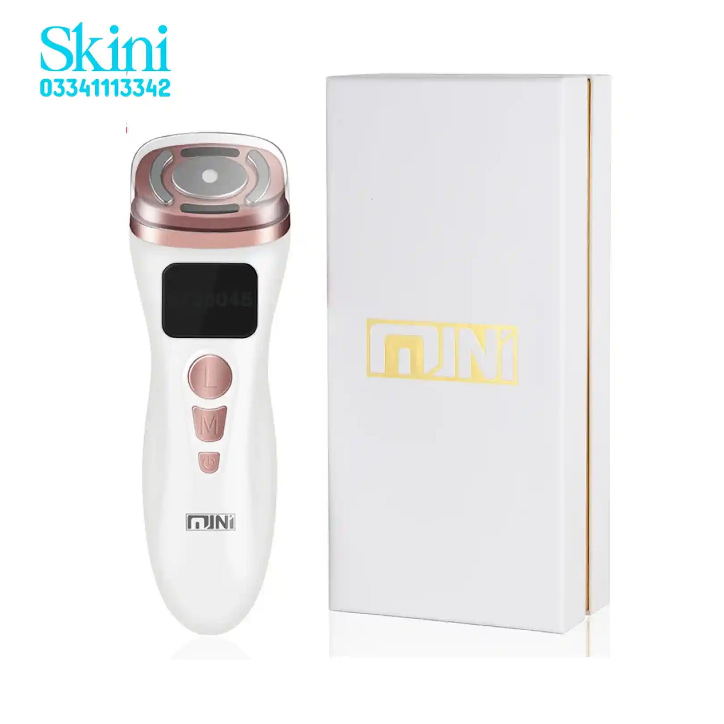 Portable Mini HIFU Machine with EMS, RF, and HIFU
