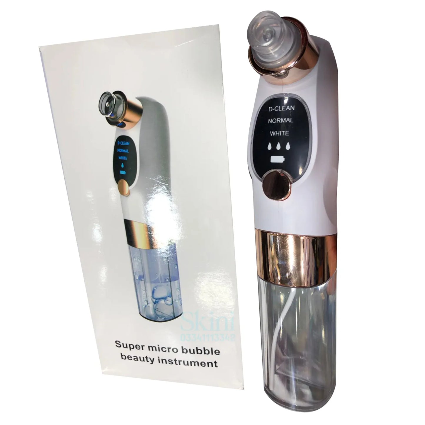 Mini Portable Hydra Facial Tool - Rechargeable suction with Water