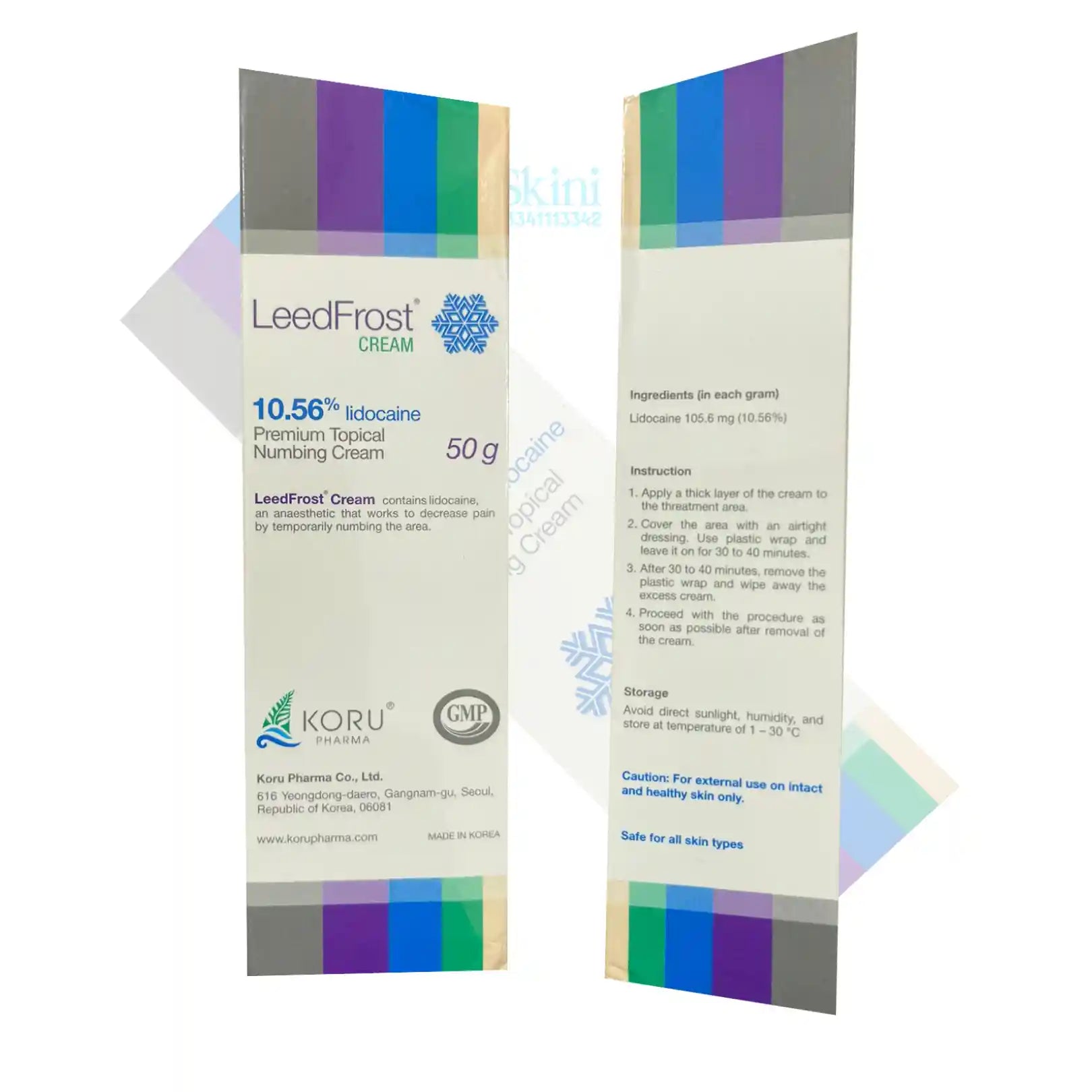 LeedFrost 10.56% Lidocaine Numbing Cream