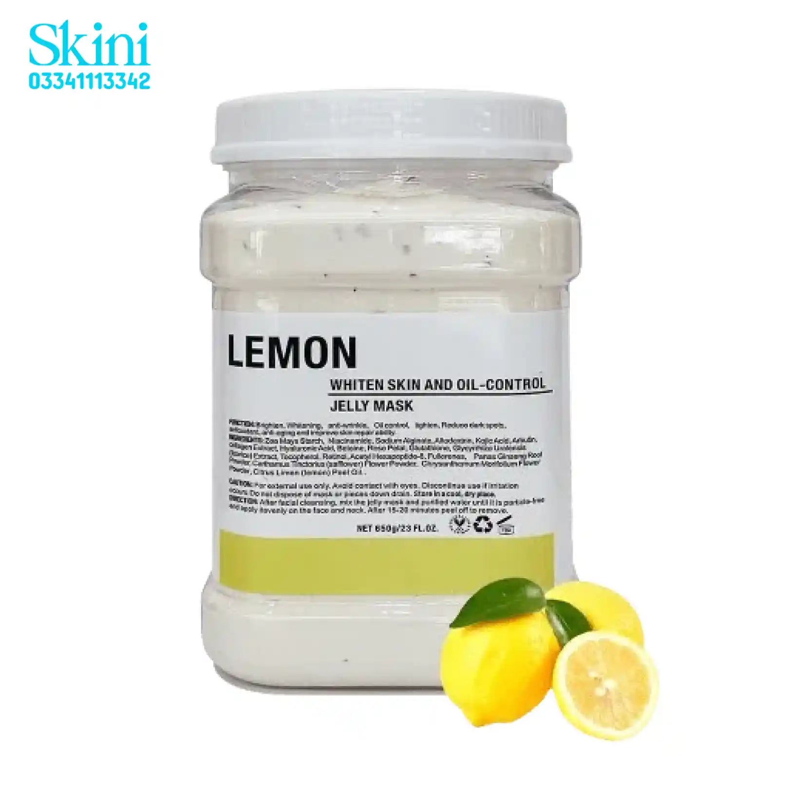 Jelly Mask Powder Jar 650g Lemon
