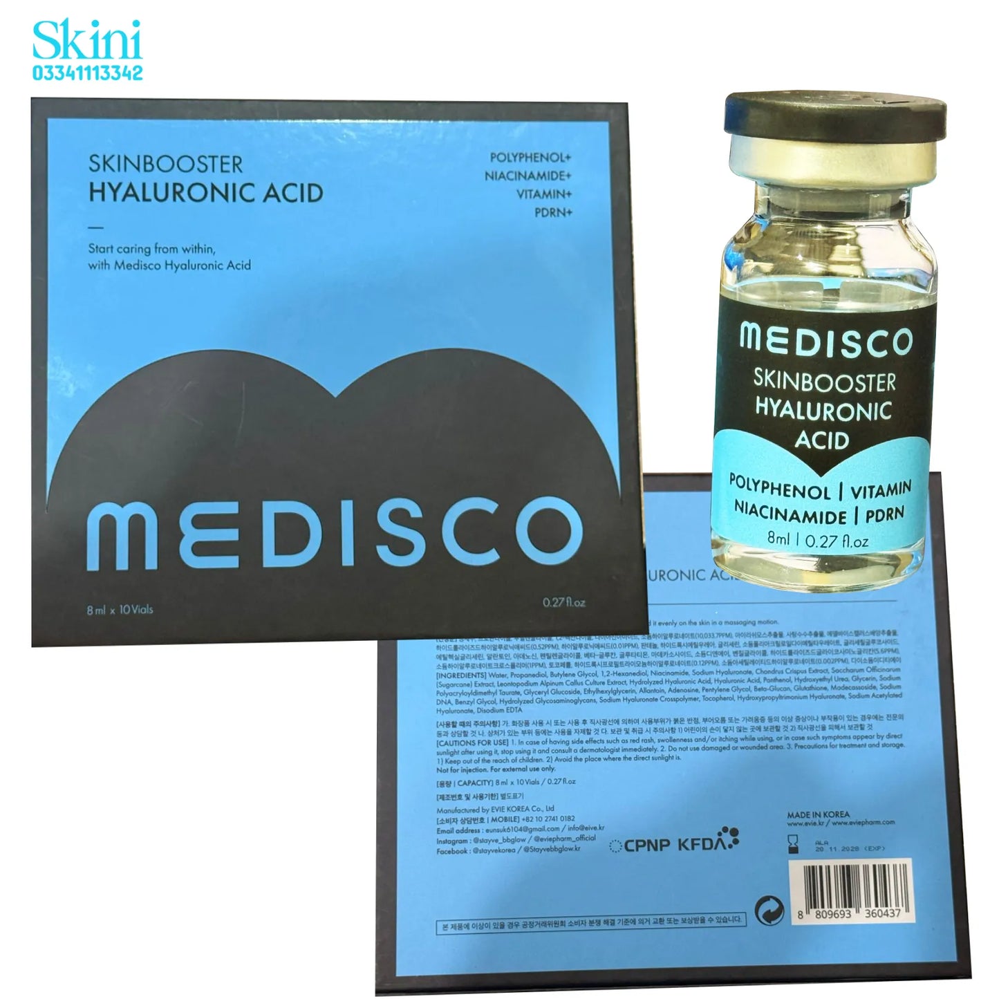 Medisco Skin Booster Hyaluronic Acid for Microneedling