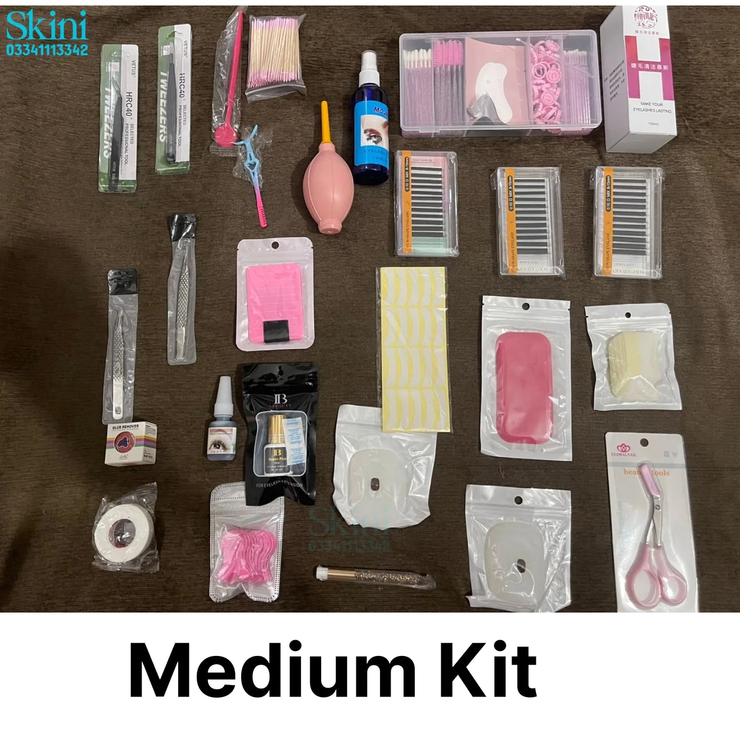 Muuenini Professional Eyelash Extension Kit