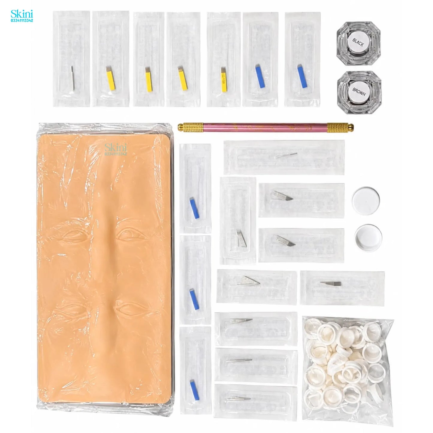 Eyebrow Microblading Kit with tint Color
