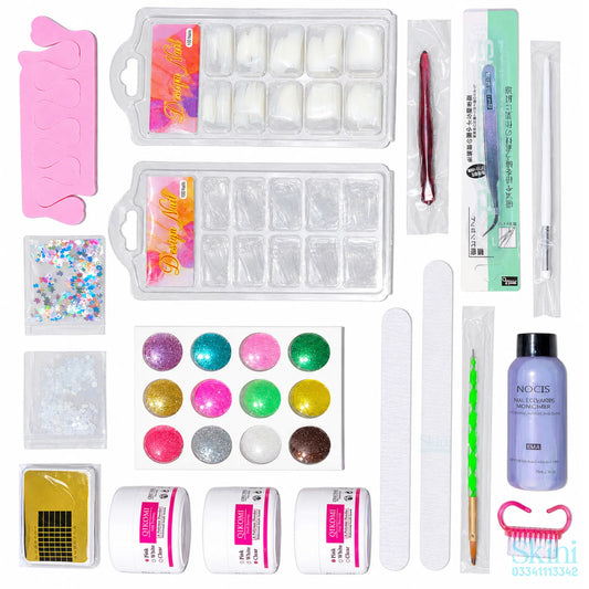 Mini Acrylic Nails Kit For Practice
