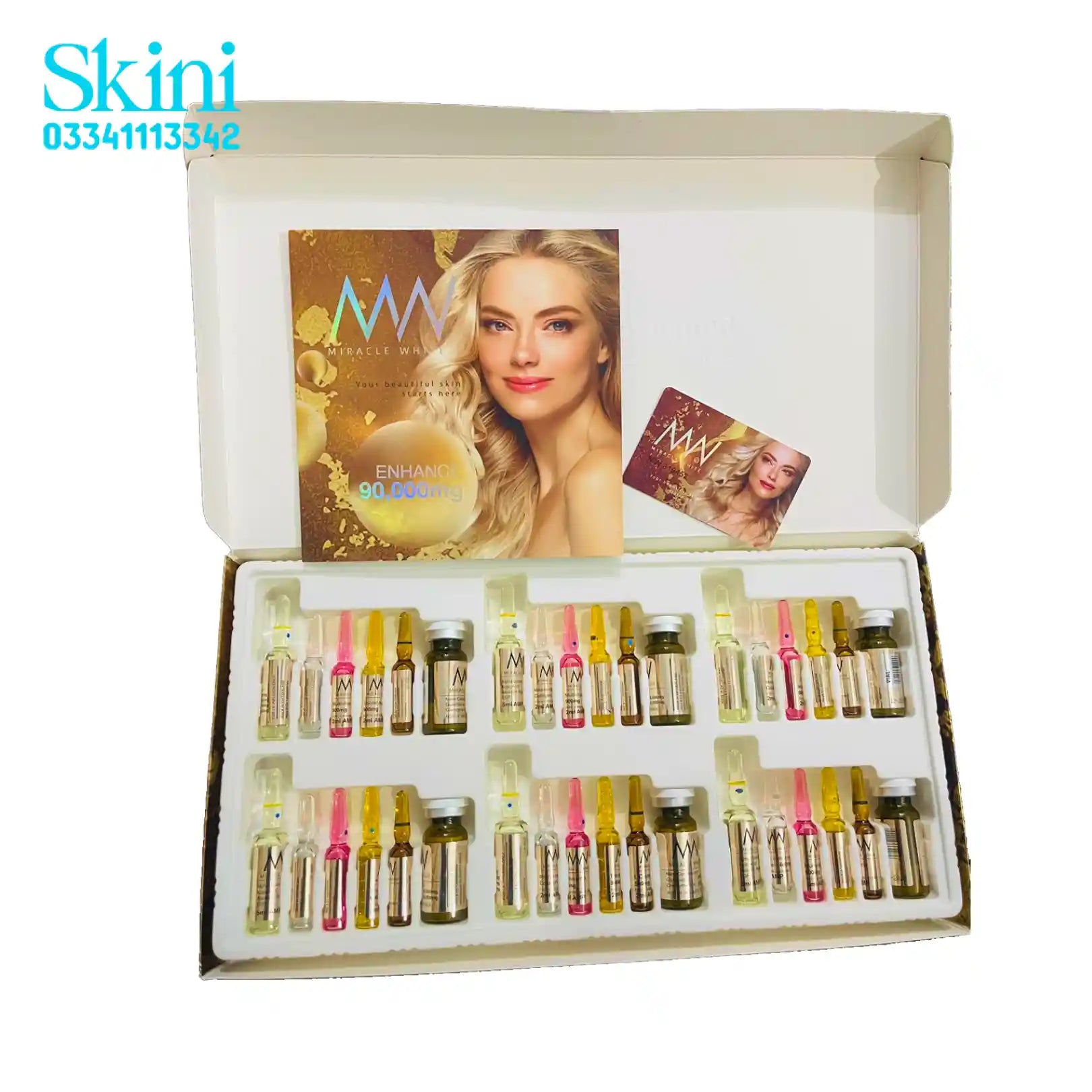 Miracle White 90,000mg Skin Whitening Injections Skini Miracle White 90,000mg Skin Whitening Injections Skini