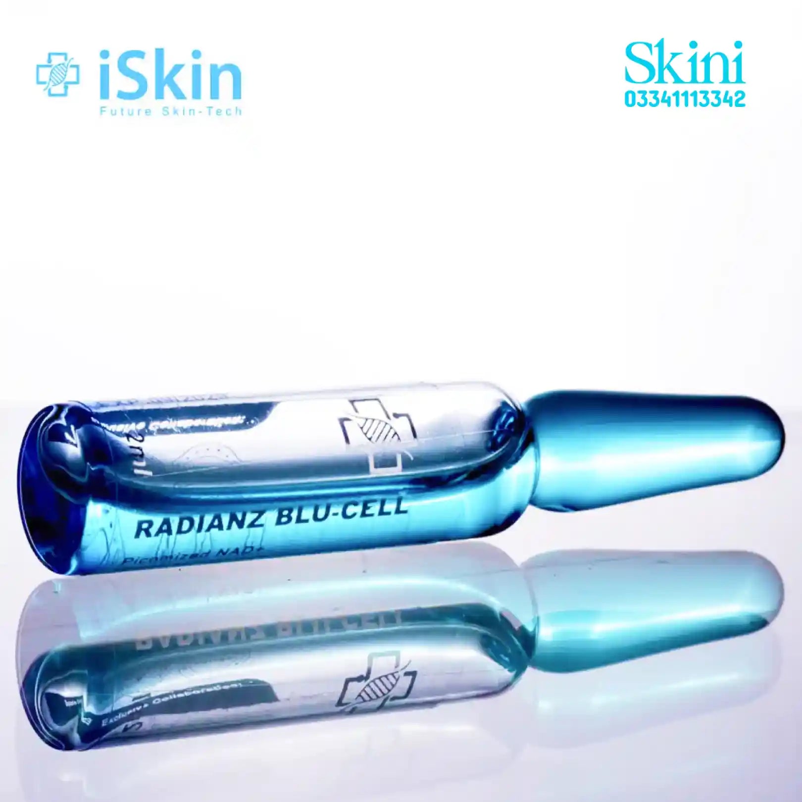iSkin Radianz Blu Cell With NAD+ Glutathione Injections
