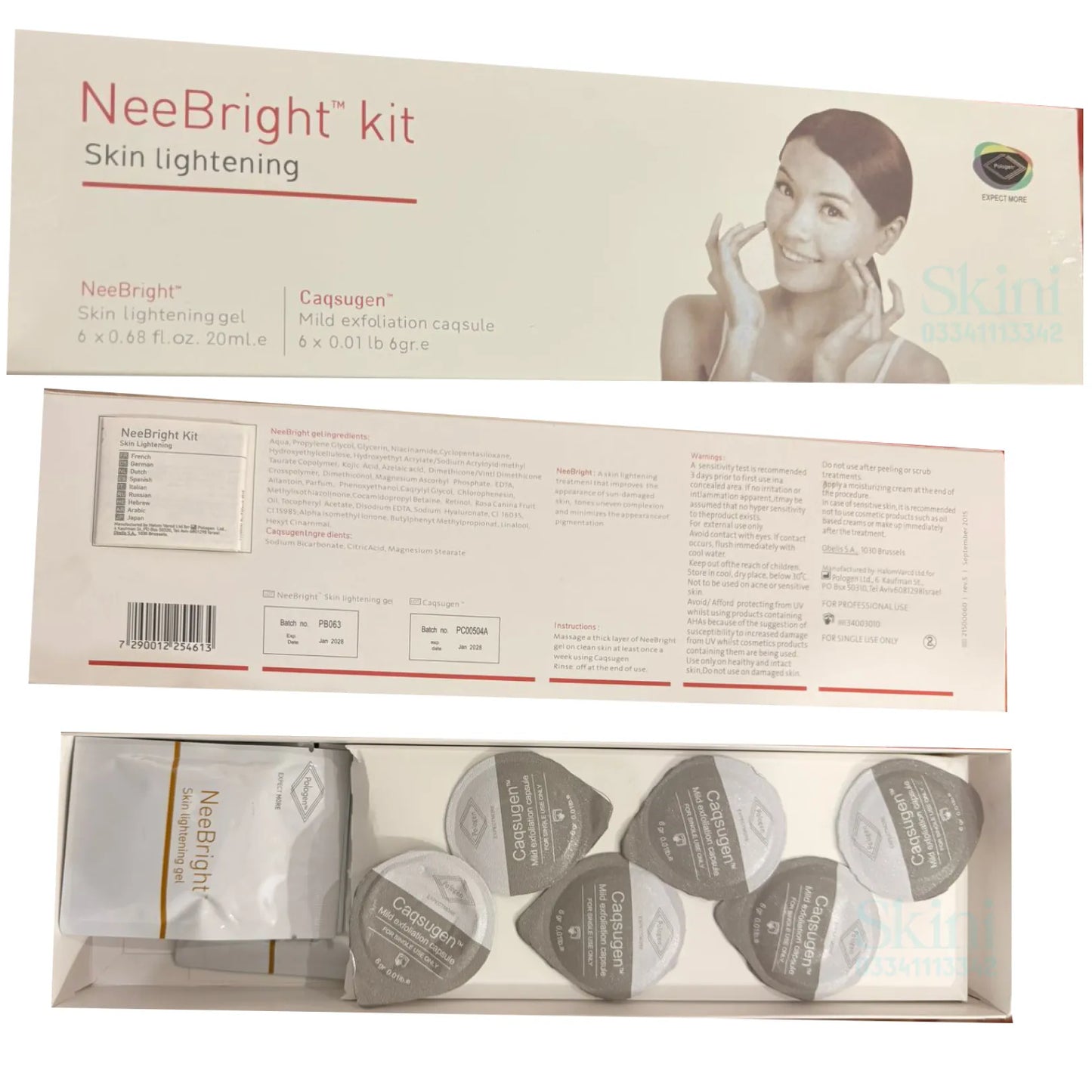 NeeBright™ Skin Lightening - Oxygeneo kit