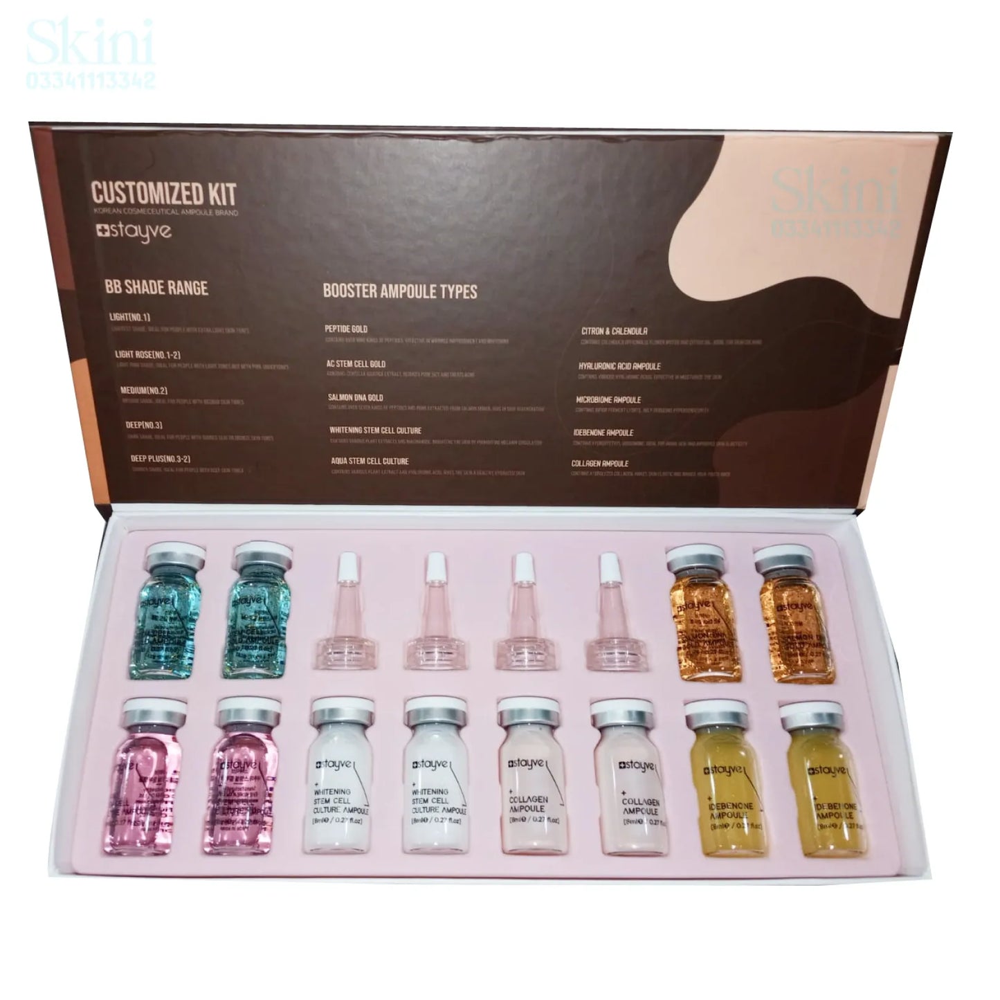 Customized Korean Stayve Booster Serum Kit - 100% Original with QR Code