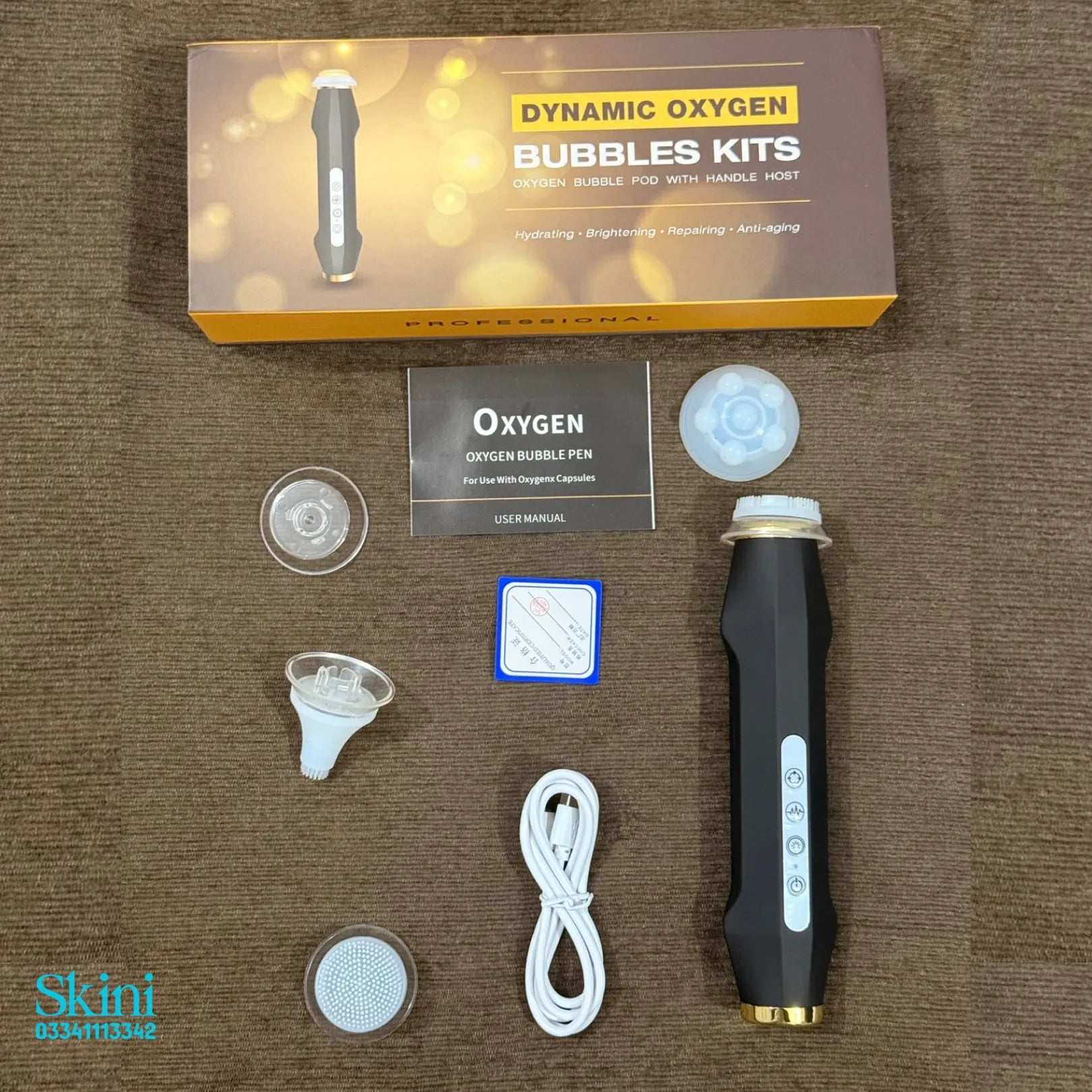 O2 Rox Pen Oxygen Bubble Pen Facial Machine in Pakistan | oxigeno Facial – Skini