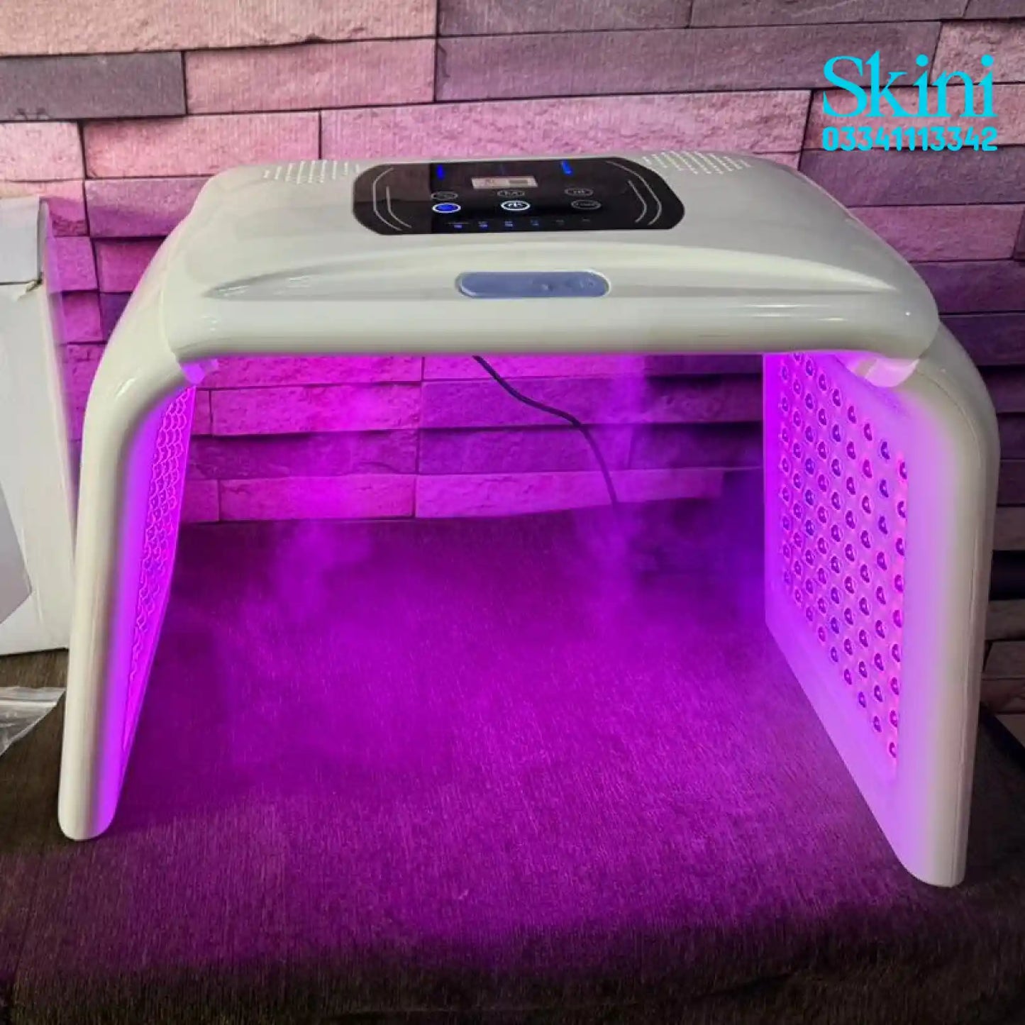 LED Light Therapy Machine for Face | PDT SPA Light with Steam