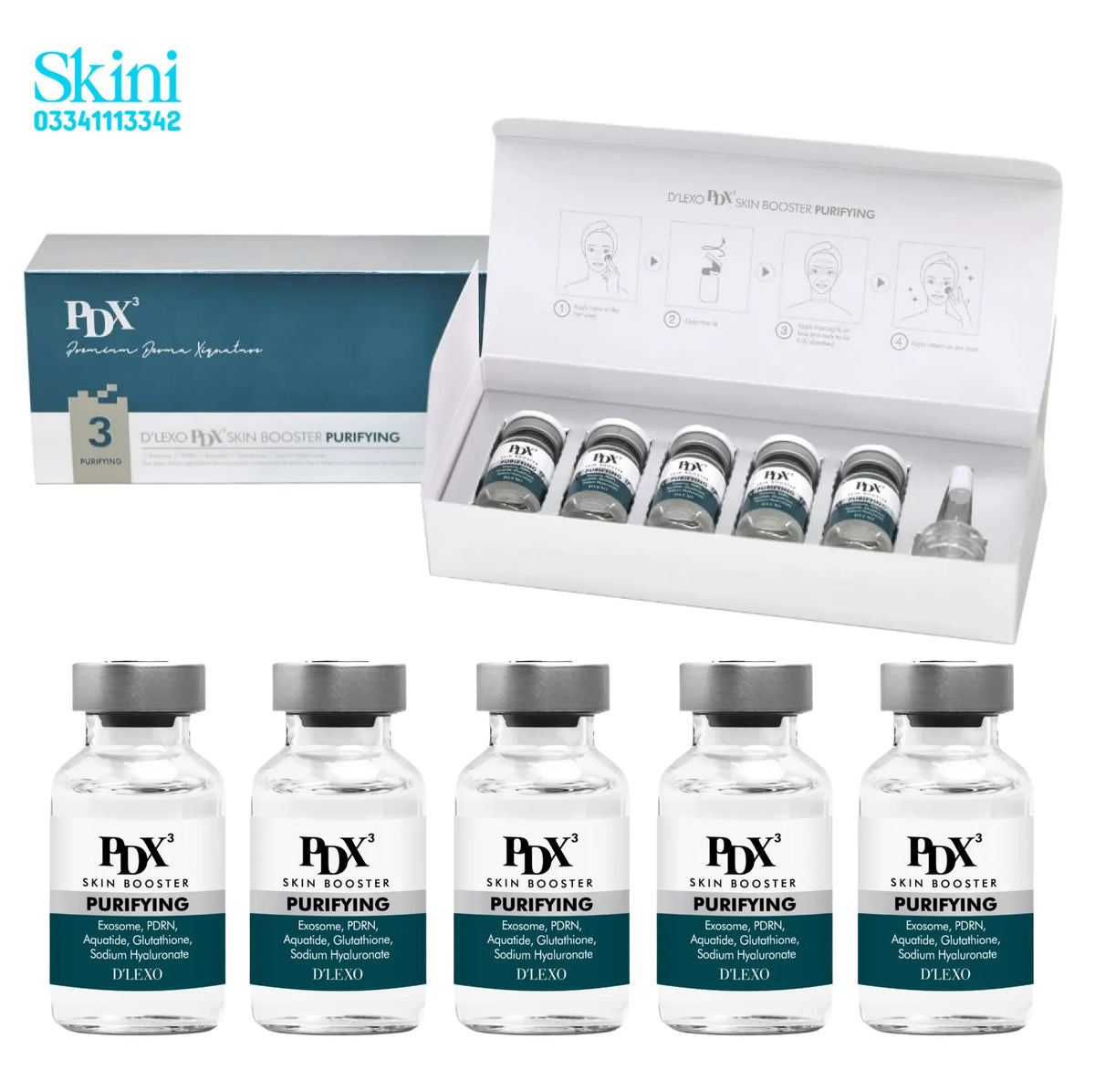 PDX³ Skin Booster Purifying – Dlexo (Made in Korea) 5ml