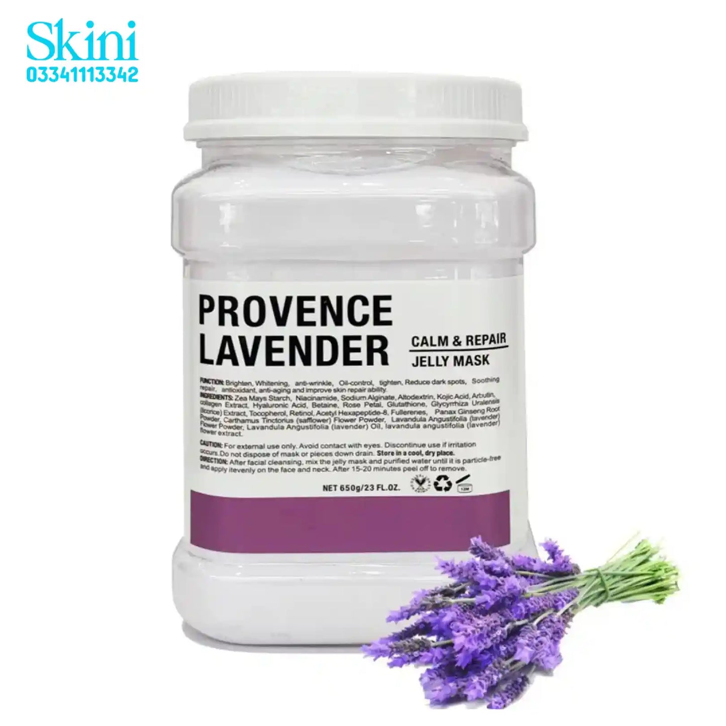 Jelly Mask Powder Jar 650g Provence Lavender