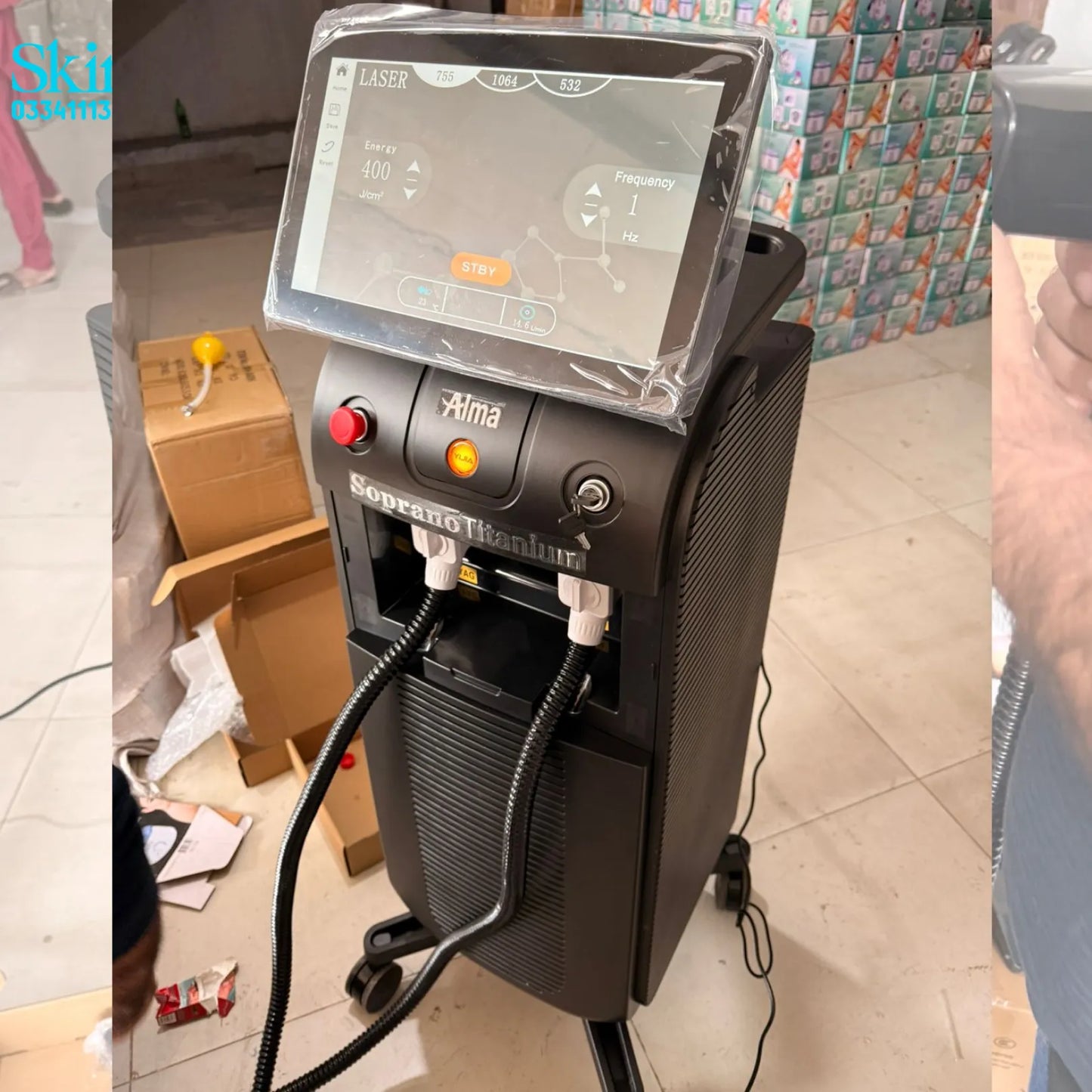 1600watt Soprano Laser Hair Removal Machine + Pico Laser