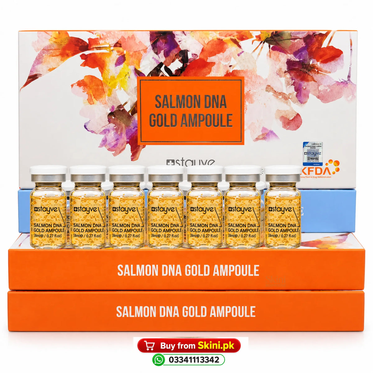 Original Salmon DNA Gold Ampoule Stayve Booster Serum