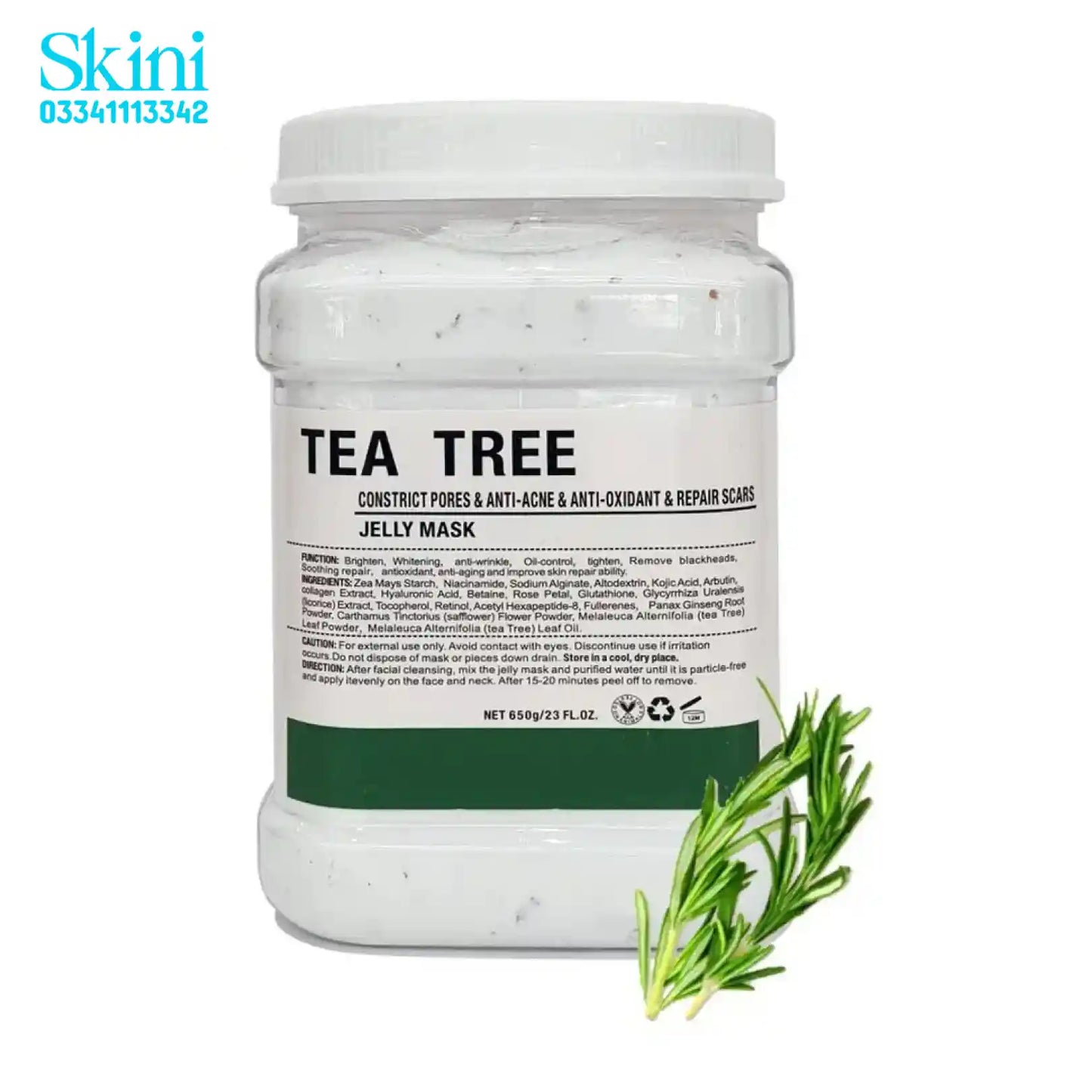 Jelly Mask Powder Jar 650g Tea Tree