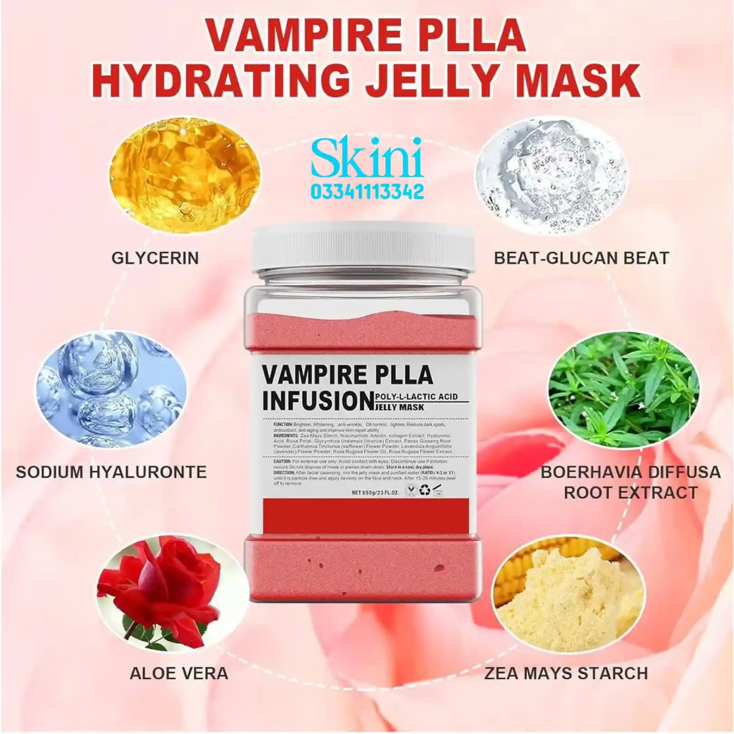 Vampire Plla infusion hydrojelly Mask Jar 650g