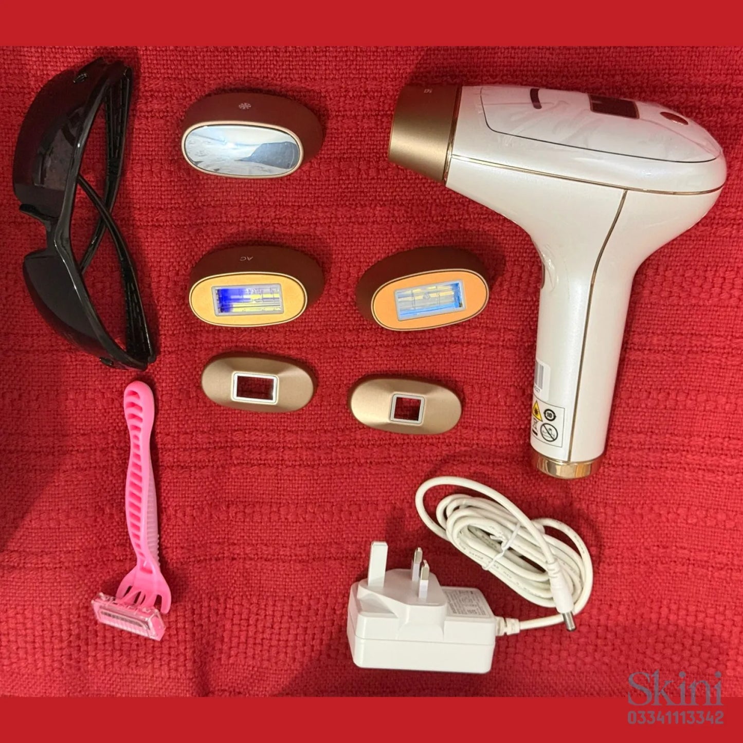 Vancostar Wireless IPL Laser Hair Removal machine Quartz Lamp with 9 Lac Shots