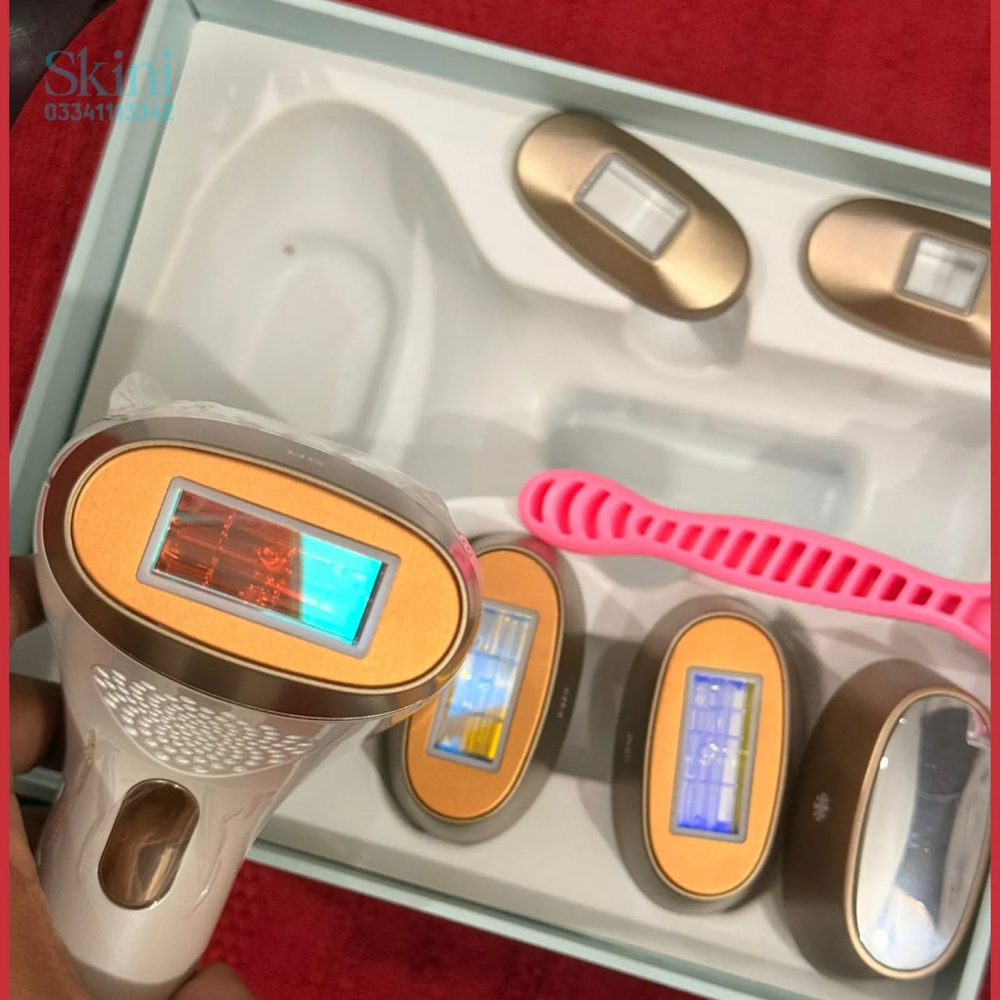 Vancostar Wireless IPL Laser Hair Removal machine Quartz Lamp with 9 Lac Shots