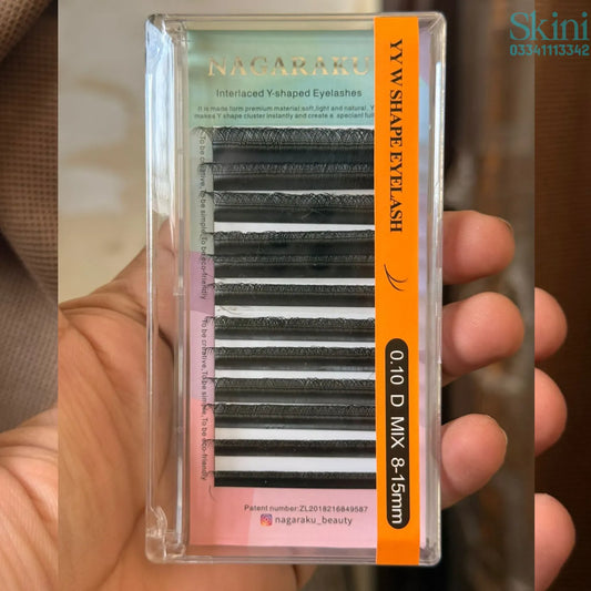 Nagaraku Mix Racks 8–15mm – YY, 3D W & 5D W Lashes (In Pakistan)