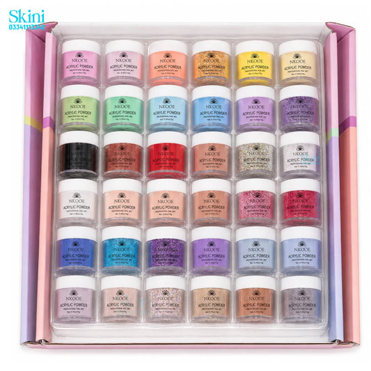 36 color mini Acrylic jar