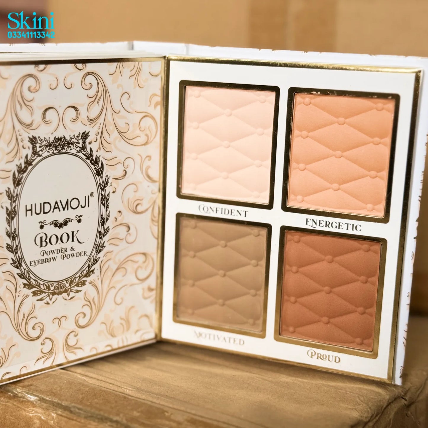 Hudamoji Book Make Up Palette
