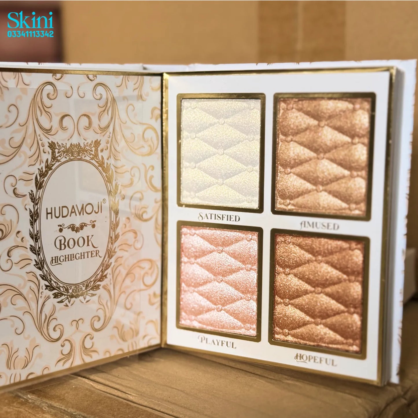 Hudamoji Book Make Up Palette