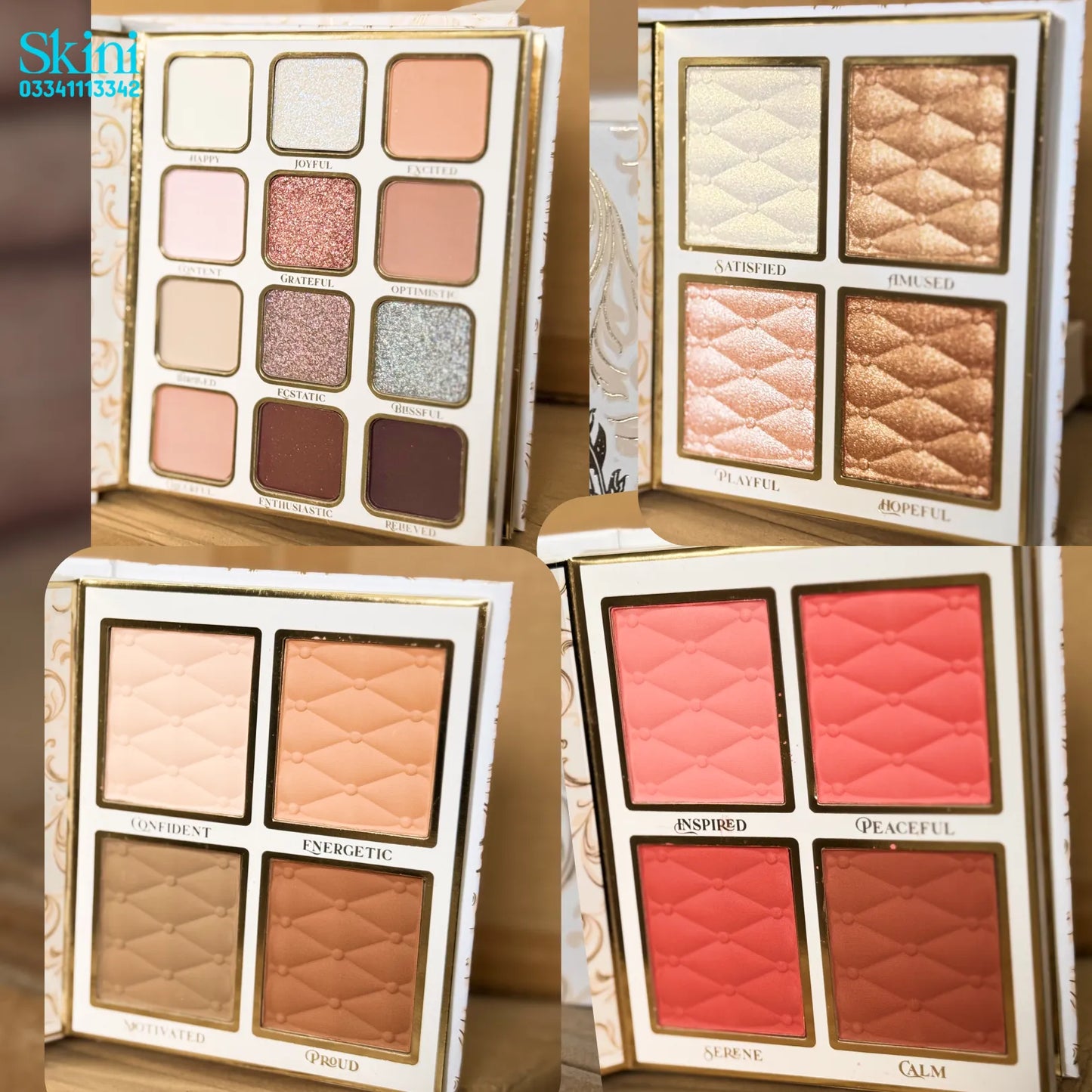 Hudamoji Book Make Up Palette