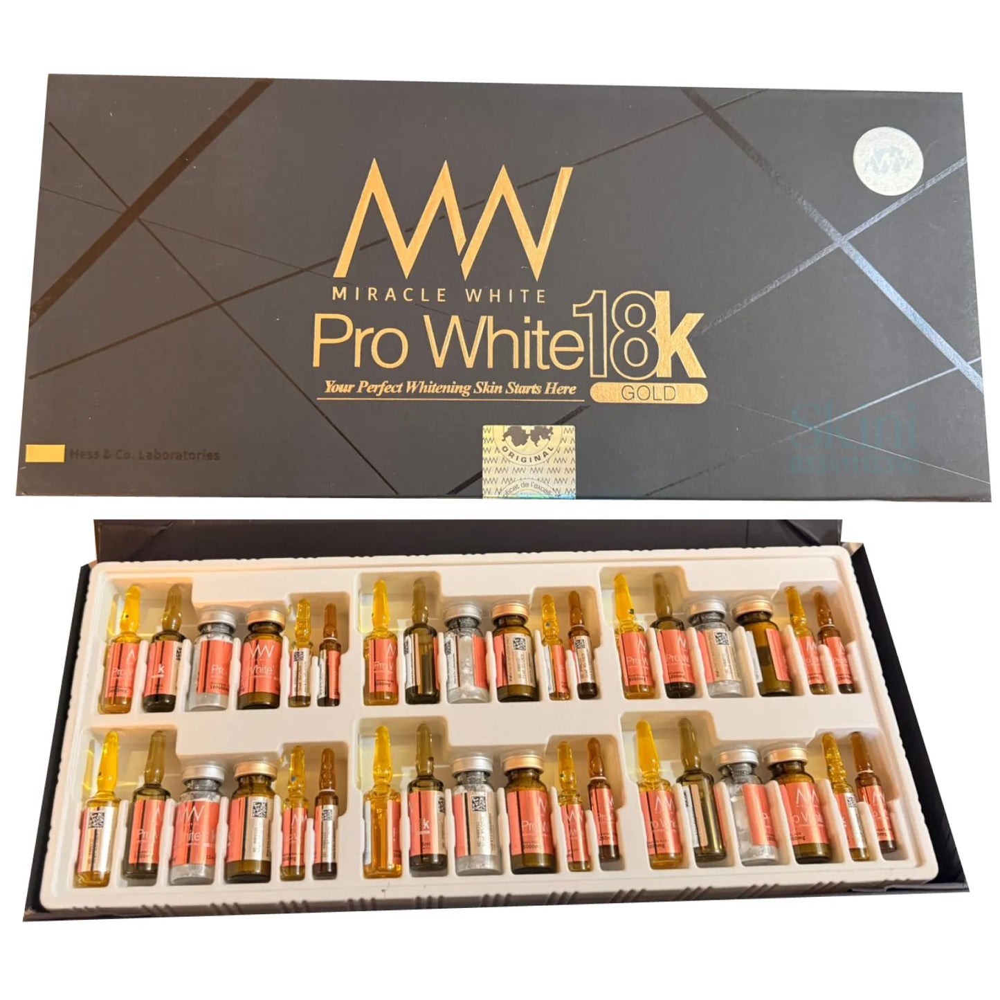 Miracle White Pro White 18K Gold Whitening kit